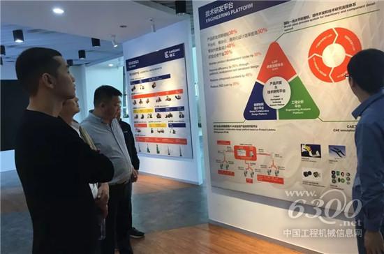 客戶現場試駕，并參觀柳工全球研發中心