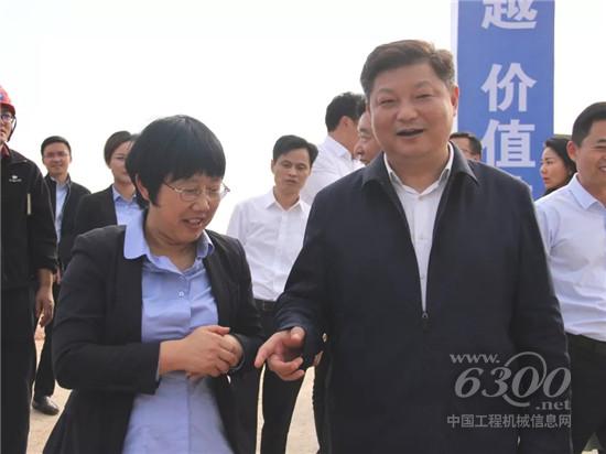 寧鄉市市長付旭明蒞臨星邦重工二期項目考察指導