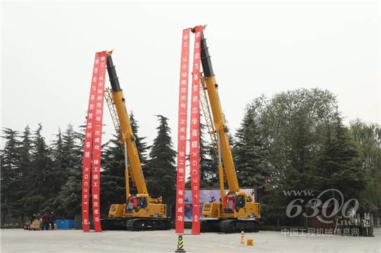 首批新款徐工XGC25T伸縮履帶吊征戰西安