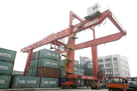 三一重工港口機械產品施工案例