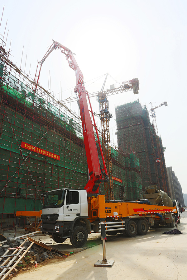 徐工混凝土泵送設備產品施工案例