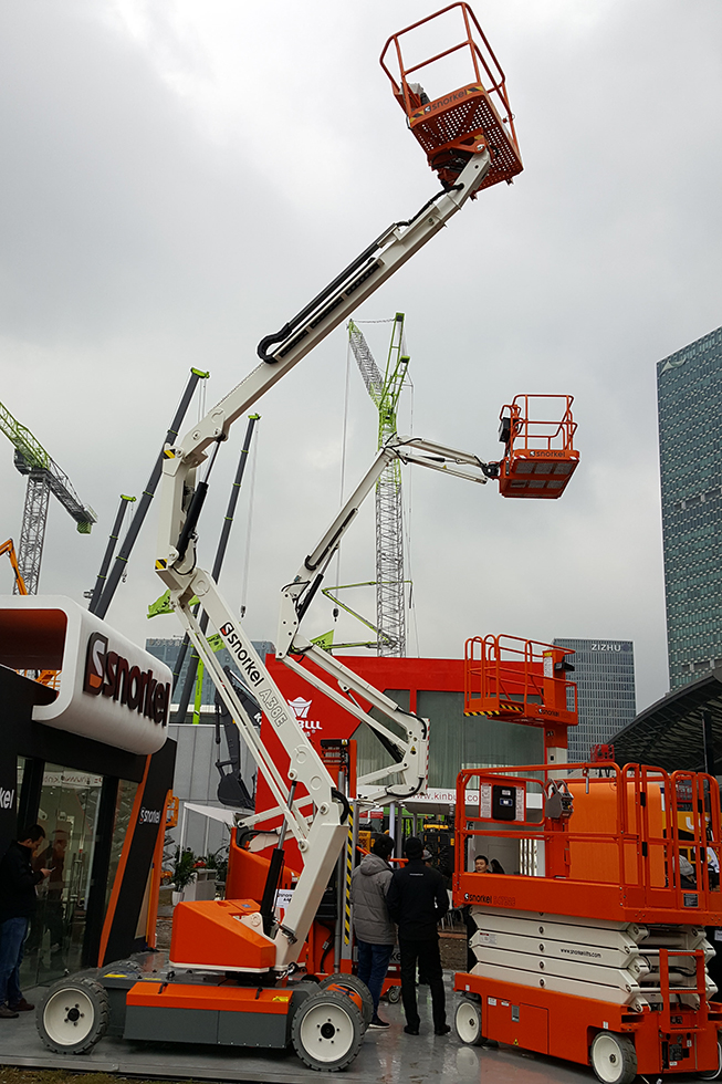 Bauma China 2016——美國Snorkel 高空作業平臺-普雷斯特機械設備(北京)有限公司