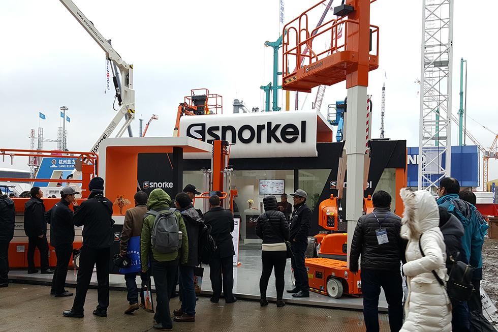 Bauma China 2016——美國Snorkel 高空作業平臺-普雷斯特機械設備(北京)有限公司