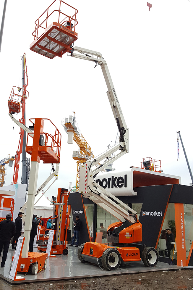 Bauma China 2016——美國Snorkel 高空作業平臺-普雷斯特機械設備(北京)有限公司
