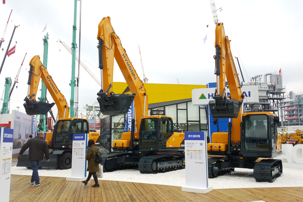 Bauma China 2016——韓國現代重工集團展臺風采
