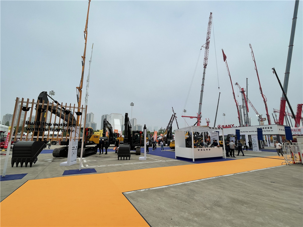 2023長沙國際工程機械展覽會展臺風采：沃爾沃