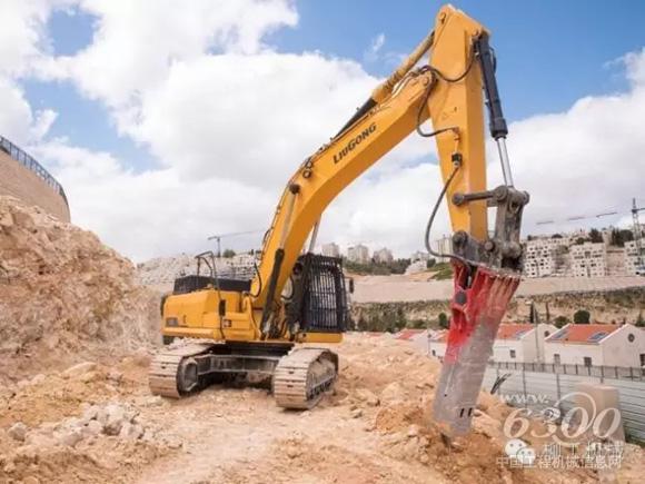 柳工設備在耶路撒冷道路擴建施工