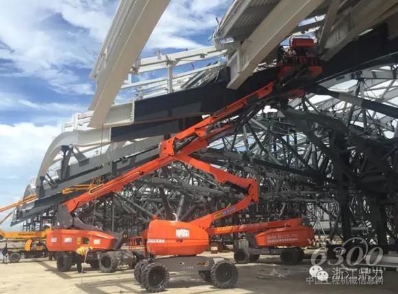 浙江鼎力為世界最長跨海大橋施工保駕護航