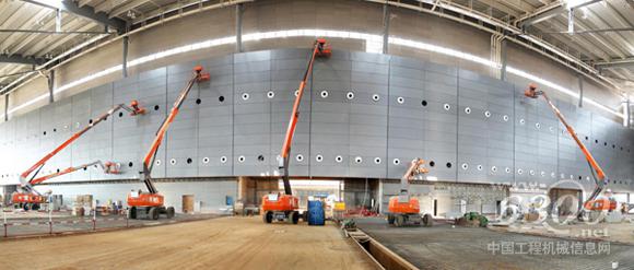 浙江鼎力高空作業平臺助力長沙國際會展中心建設
