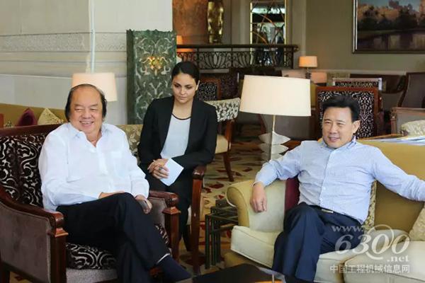 梁穩根與印尼國信集團主席翁俊民