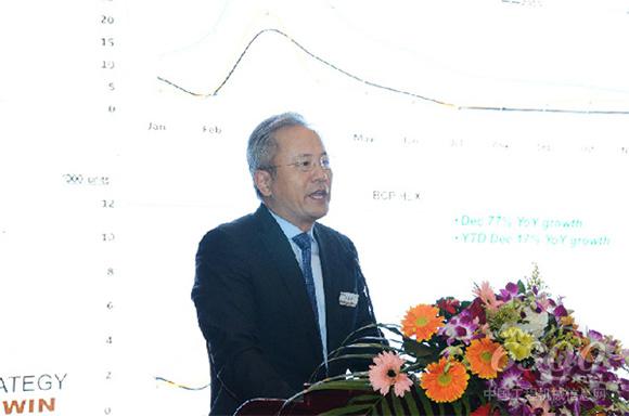 卡特彼勒全球副總裁、卡特彼勒（中國）投資有限公司董事長陳其華回顧中國業務