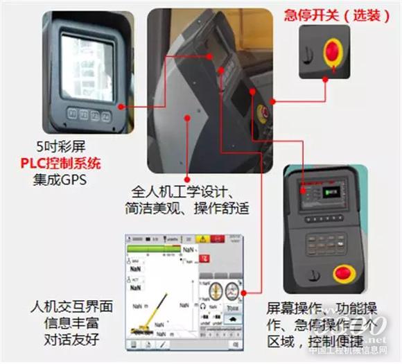 徐工XCT12L4汽車起重機人機交互系統