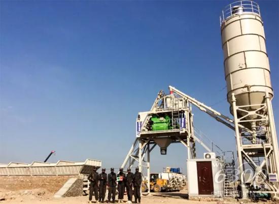 巴基斯坦 卡拉奇高速公路項目   徐工HZS60KG混凝土攪拌站