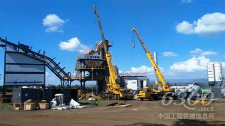徐工2000型拌合站參與肯尼亞A104公路改造項目