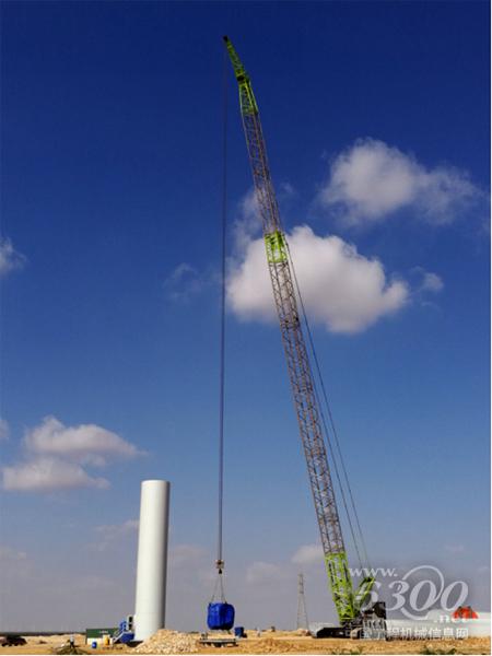 QUY650起重機在風電項目現場施工