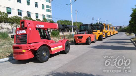 華南重工重型叉車再次批量出口海外