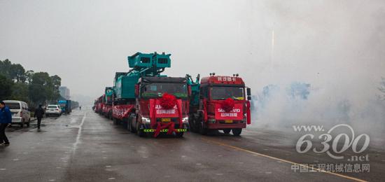 新年開門紅！山河智能5000萬裝備批量發車