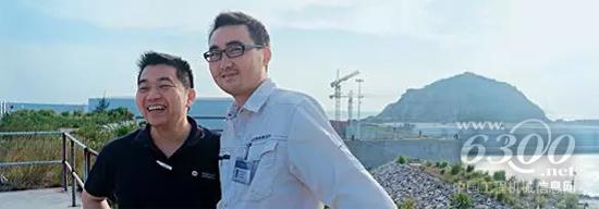 威克諾森大中華區總裁衛志剛、中交第四航務工程局有限公司第二工程公司總工程師董政先生（從左到右)
