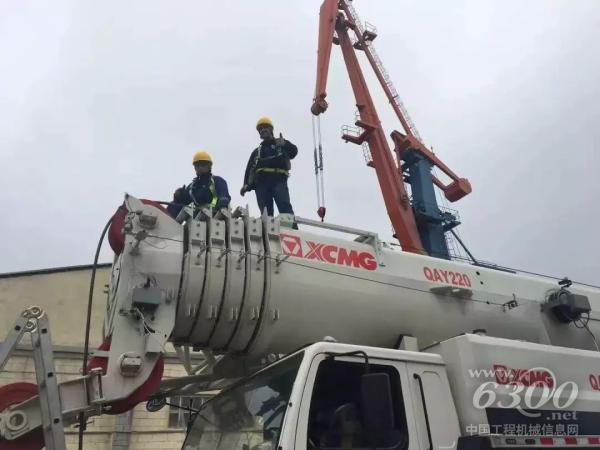 徐工集團援助阿塞拜疆巴庫港口建設項目