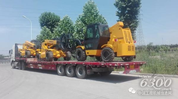伸縮臂叉裝機批量發車