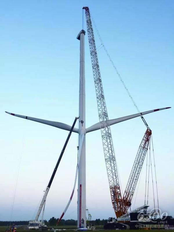 中聯重科QUY800助力臨西運河風電項目建設