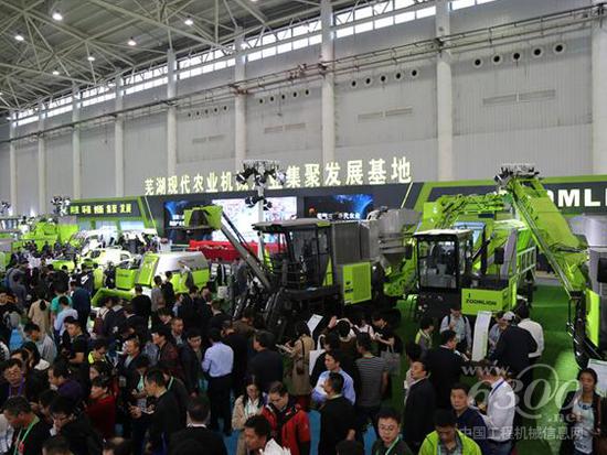中聯重科展位全景