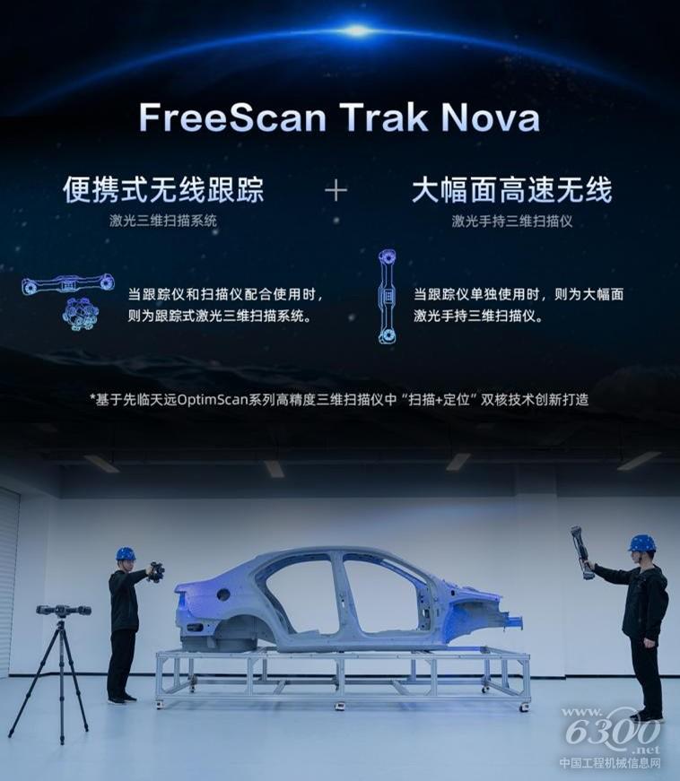 便攜跟蹤+大幅面手持激光！先臨三維推出雙核無線跟蹤激光三維掃描系統