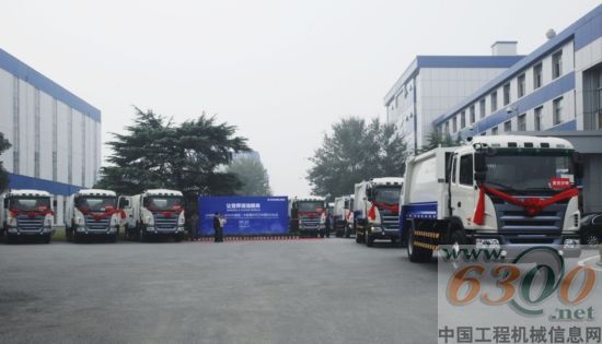 中聯重科110臺環衛車輛遠銷沙特
