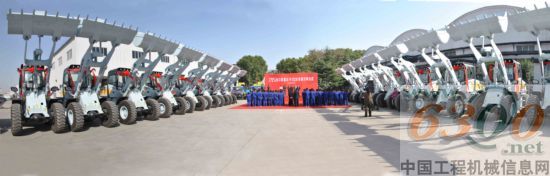 宇通重工·中航技出口斯里蘭卡102臺設備交車儀式
