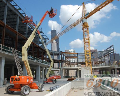 捷爾杰E600電動臂式高空作業平臺傲立環保前沿
